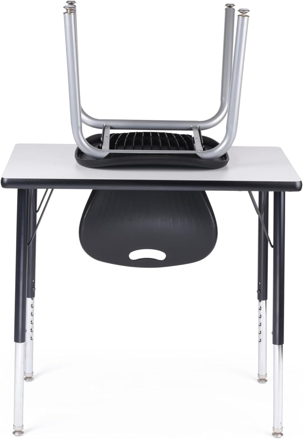 Bintiva ZUUL Stackable Chair Series - School Chair 18" Height with Self Level Glides - SchoolOutlet
