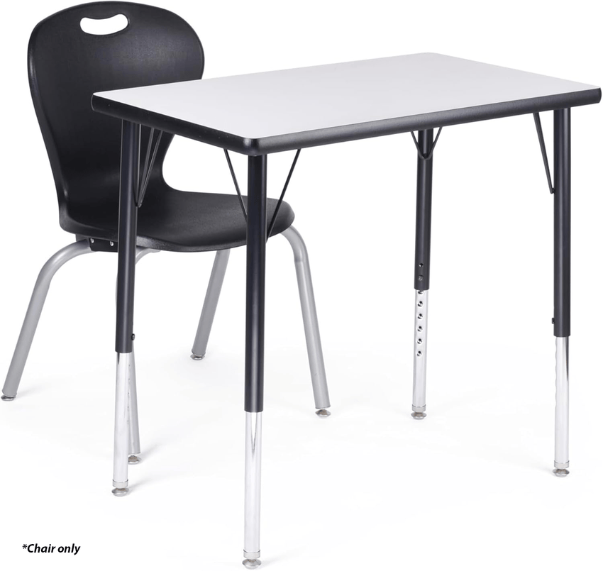 Bintiva ZUUL Stackable Chair Series - School Chair 18" Height with Self Level Glides - SchoolOutlet