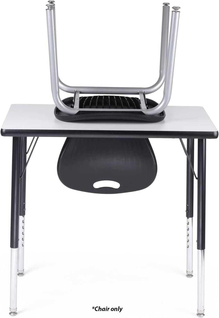 Bintiva ZUUL Stackable Chair Series - School Chair 18" Height with Self Level Glides - SchoolOutlet
