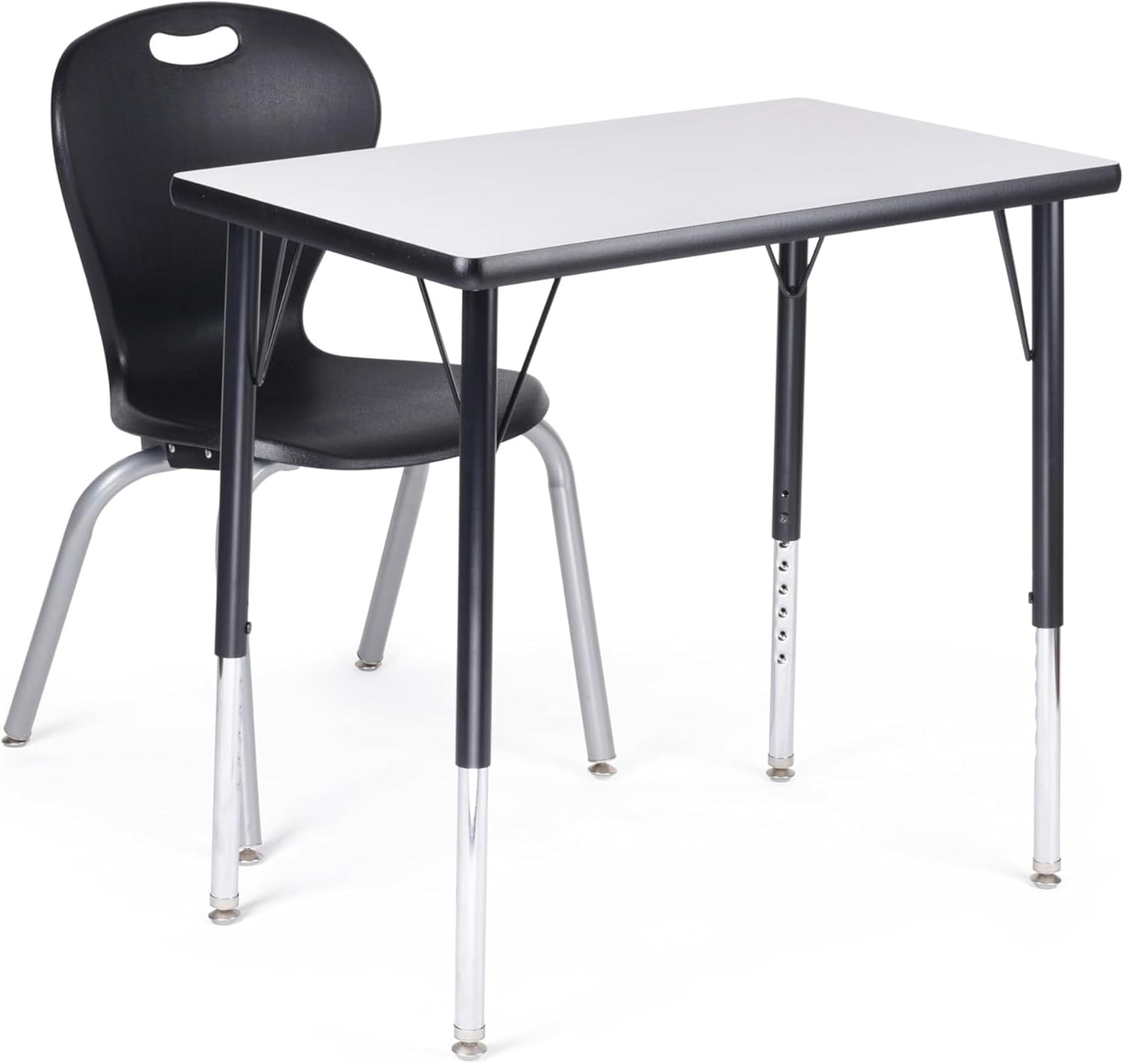 Bintiva ZUUL Stackable Chair Series - School Chair 18" Height with Self Level Glides - SchoolOutlet