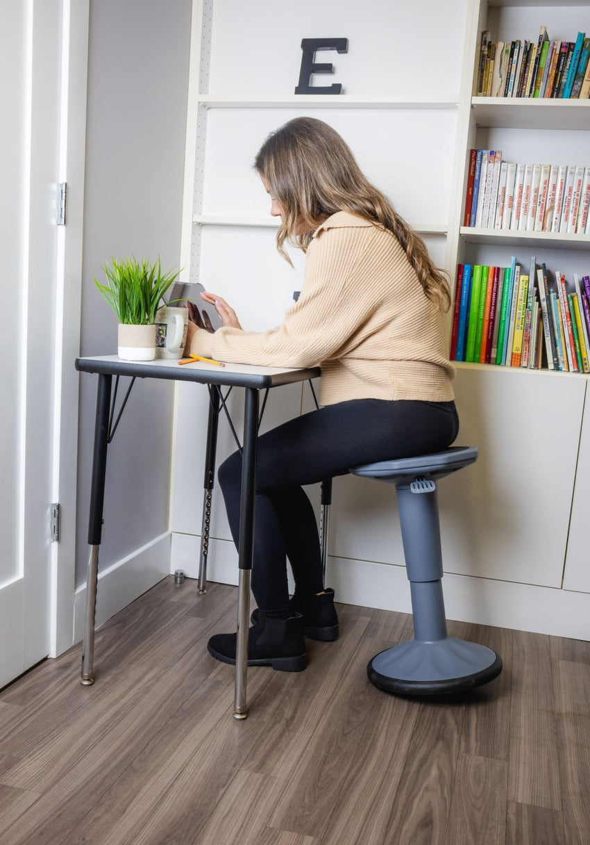 Bintiva Height Adjustable Wobble Stool 13" Diameter - SchoolOutlet