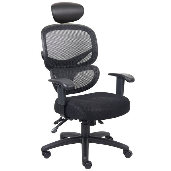 Boss Mesh Multi - Function Task Chair (B6338) - SchoolOutlet