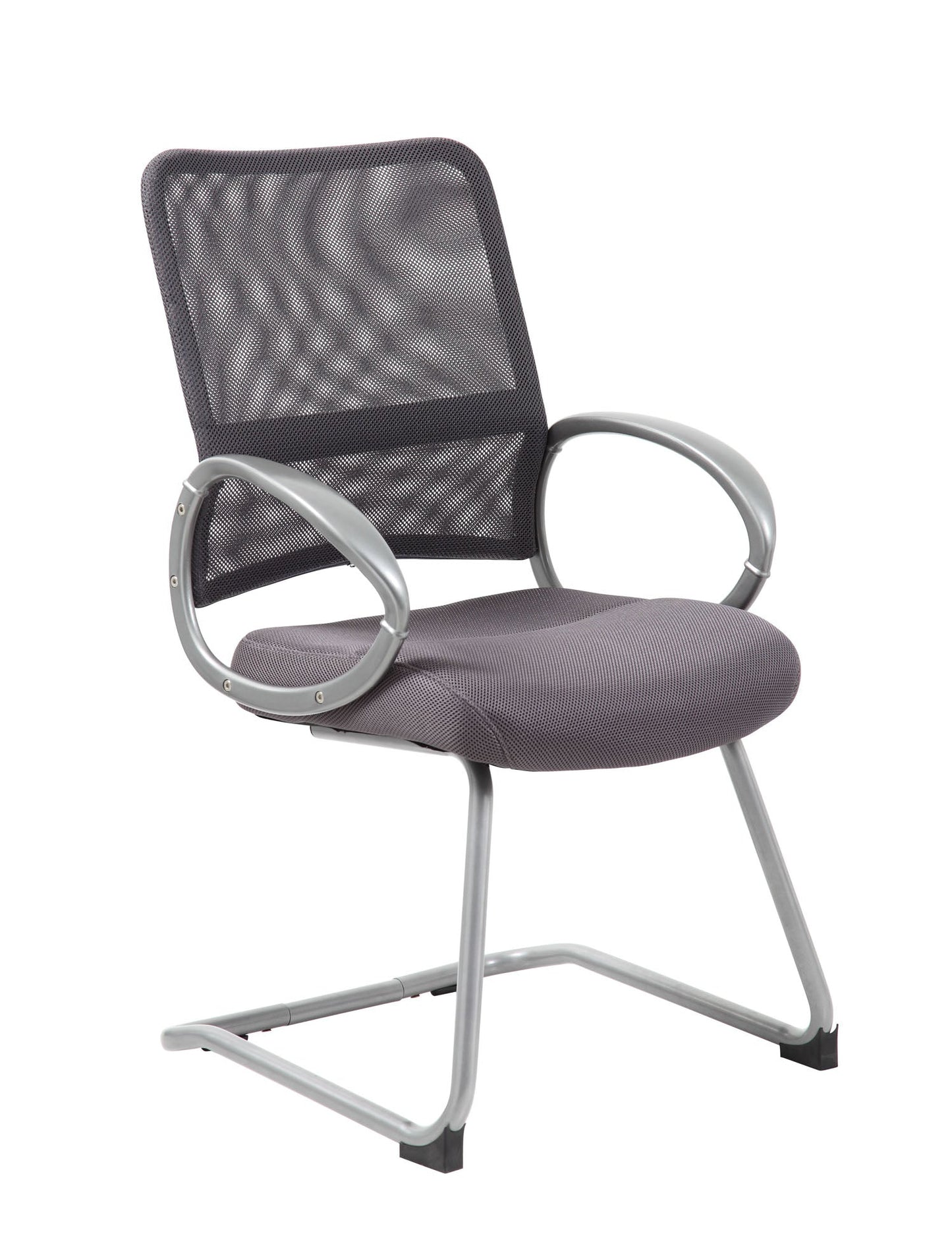 Boss Mesh Back with Pewter Finish Guest Chair (B64XX) - SchoolOutlet