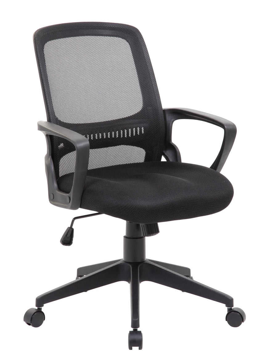 Boss Mesh Task Chair, Black (B6456) - SchoolOutlet