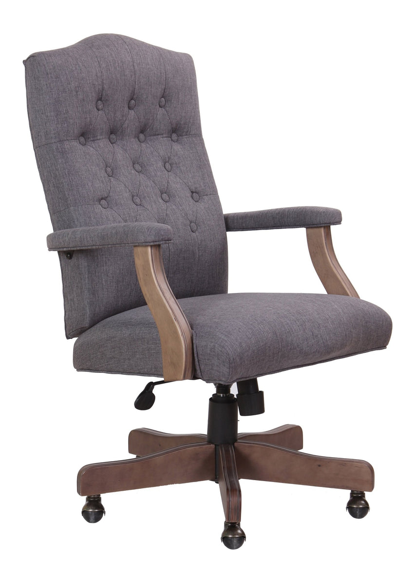 BOSS Champagne Velvet Executive Chair (B905DW) - SchoolOutlet