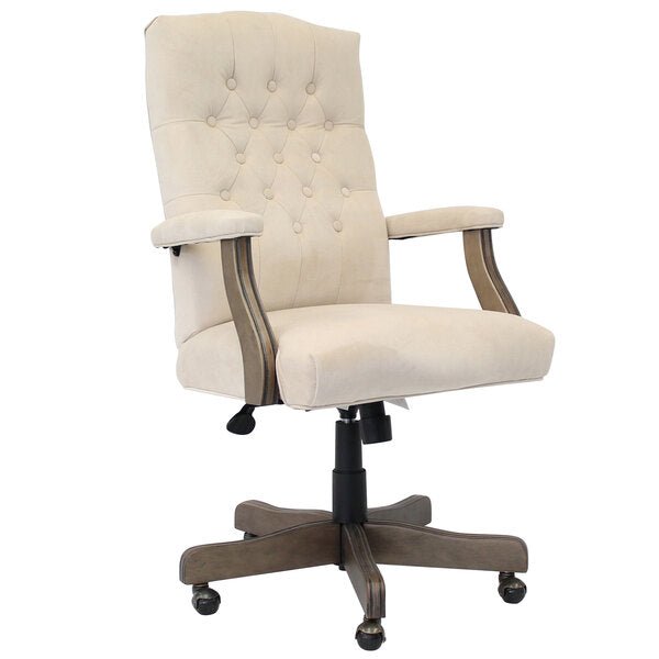 BOSS Champagne Velvet Executive Chair (B905DW) - SchoolOutlet