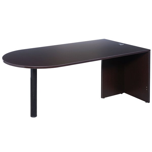 Boss Bullet Desk, 71"W x 35"D x 29"H (N147) - SchoolOutlet