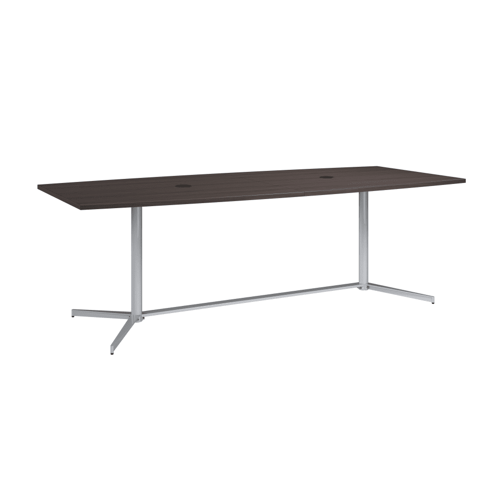 Bush Furniture 96 - inch Office Conference Table with Metal Base (99TBM96X) - SchoolOutlet