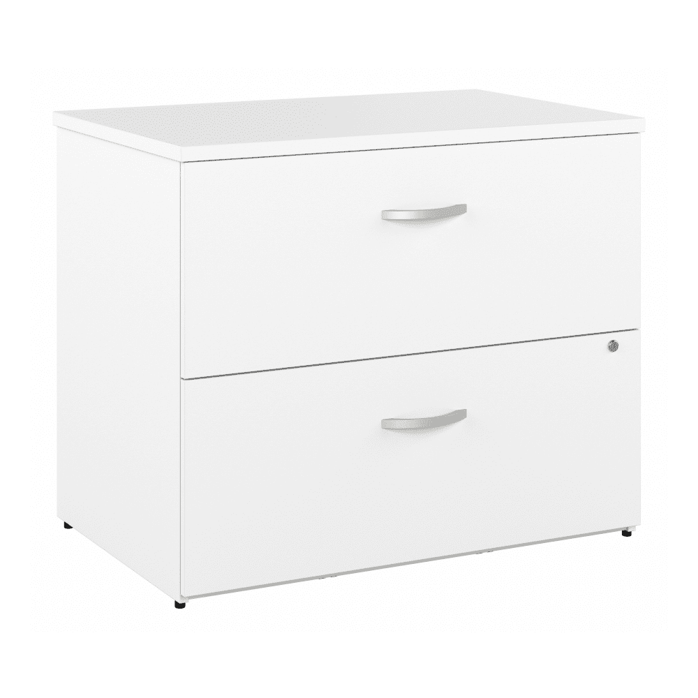 Bush Furniture 2 Drawer Lateral File Cabinet - Modern Office Storage Solution (SCF136X) - SchoolOutlet
