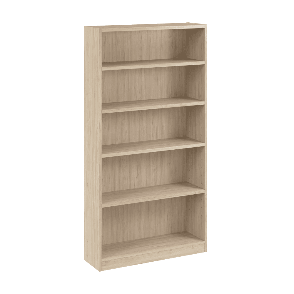 Bush Furniture Vista Tall 5 Shelf Bookcase (VSB124X) - SchoolOutlet