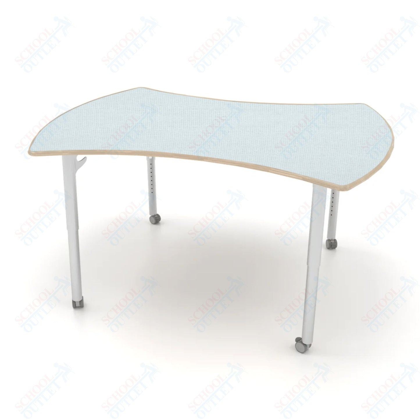 CEF ESTO Table 60" x 52" High - Pressure Laminate on Baltic Birch Top and Adjustable Height Legs - SchoolOutlet