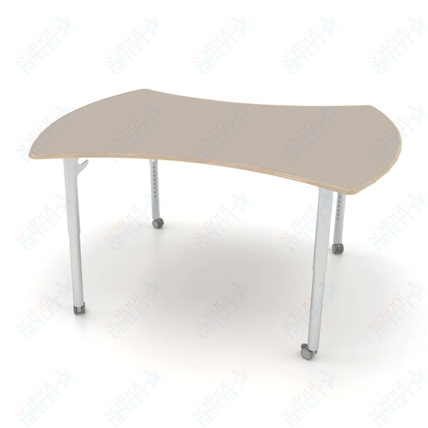 CEF ESTO Table 60" x 52" High - Pressure Laminate on Baltic Birch Top and Adjustable Height Legs - SchoolOutlet
