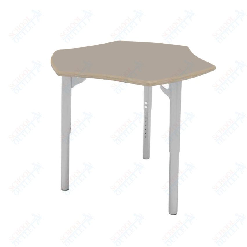 CEF ESTO Hyve Student Desk 28" x 32.5" Fenix Top on Baltic Birch and Adjustable Height Legs - SchoolOutlet
