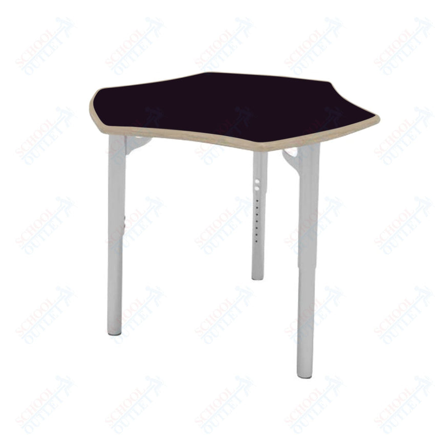 CEF ESTO Hyve Student Desk 28" x 32.5" Fenix Top on Baltic Birch and Adjustable Height Legs - SchoolOutlet