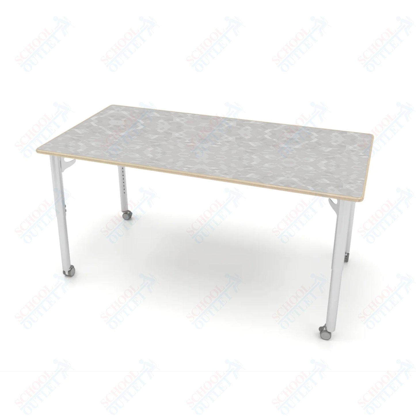 CEF ESTO Table 65.5" x 34" High - Pressure Laminate on Baltic Birch Top and Adjustable Height Legs - SchoolOutlet
