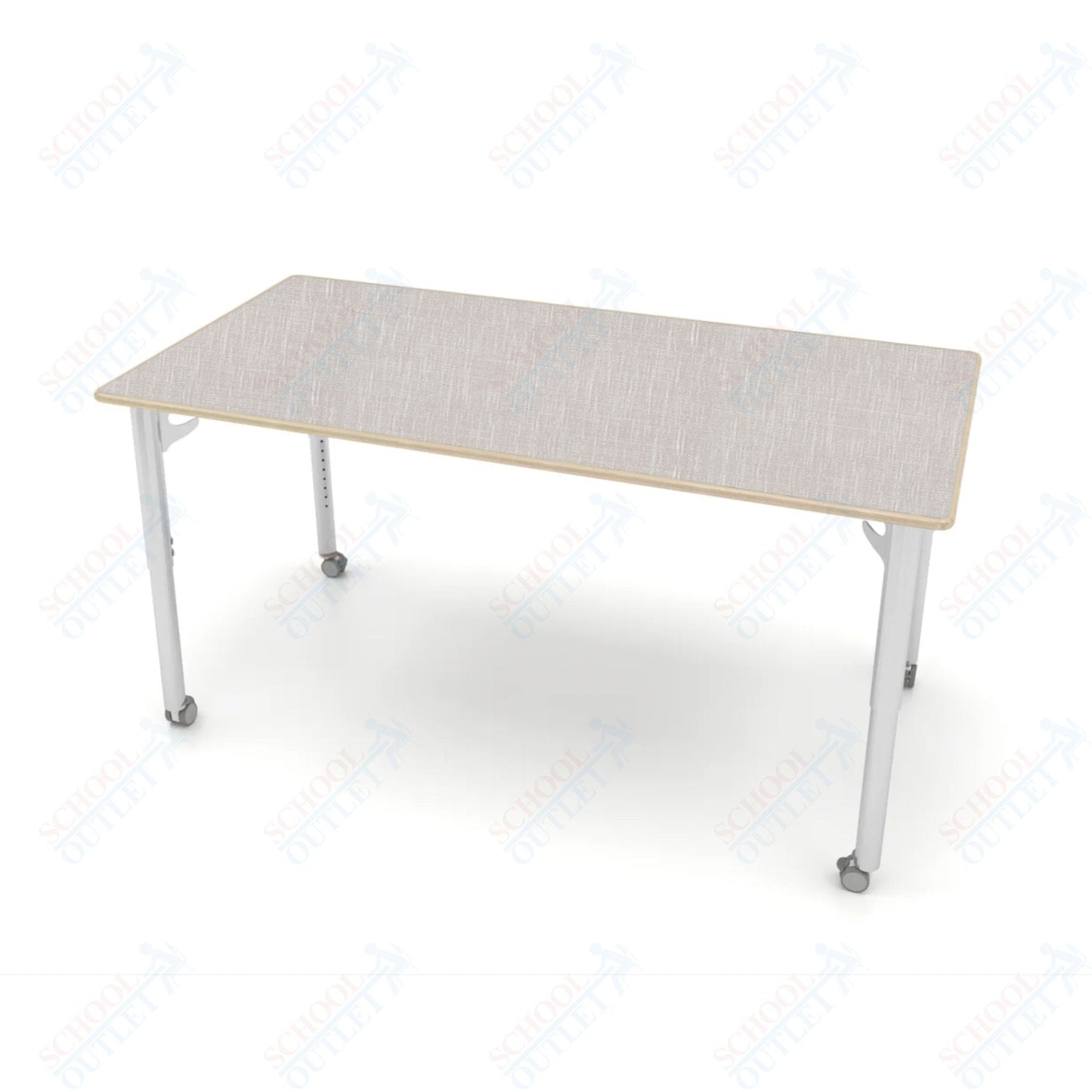 CEF ESTO Table 65.5" x 34" High - Pressure Laminate on Baltic Birch Top and Adjustable Height Legs - SchoolOutlet