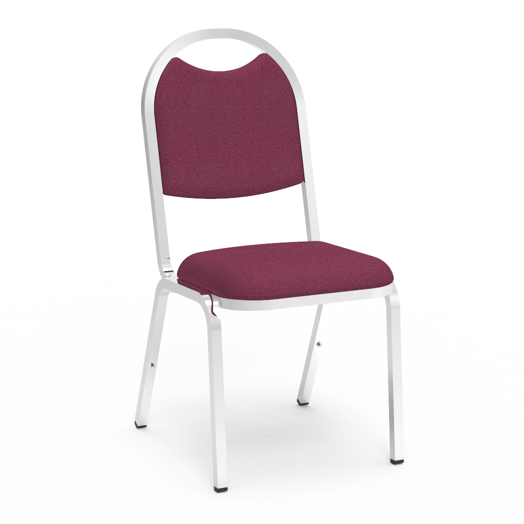 Virco 8917 - Upholstered Stack Chair, Rounded Back, Padded Dome Seat (Virco 8917)