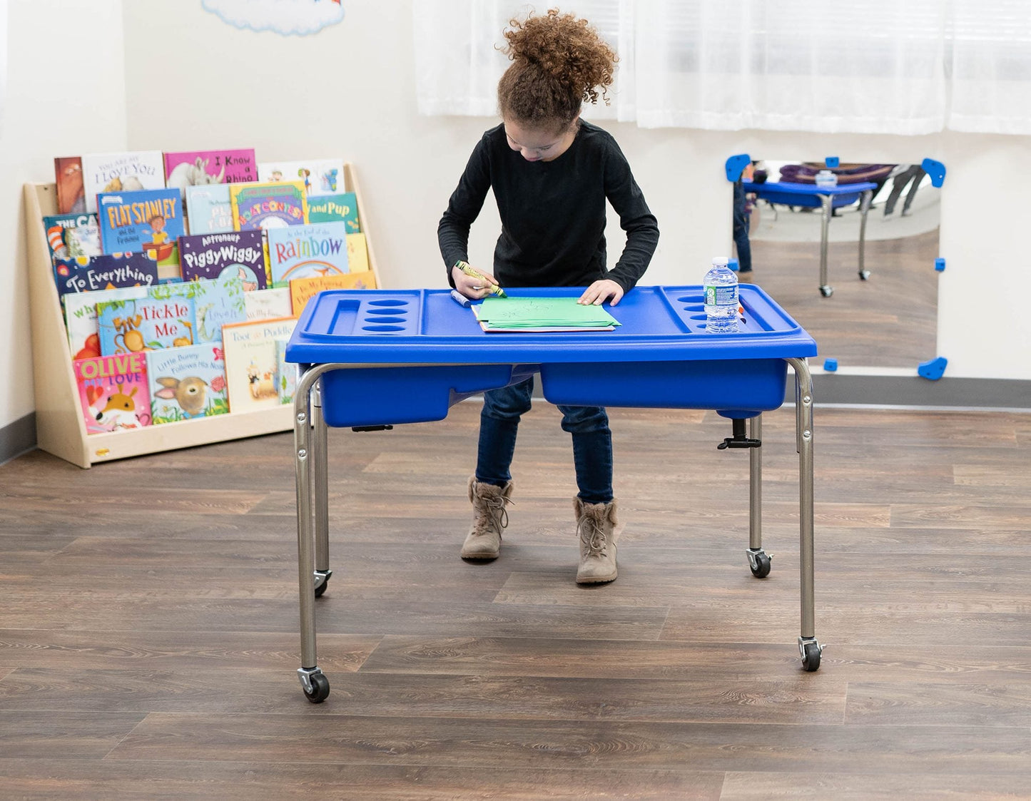Children's Factory Neptune Sensory Table - 24" Table and Lid - SchoolOutlet
