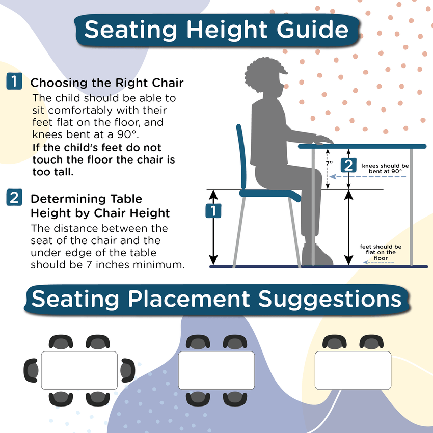 Angeles AS WE GROW Rectangular Adjustable Table - 24"W x 48"L - SchoolOutlet