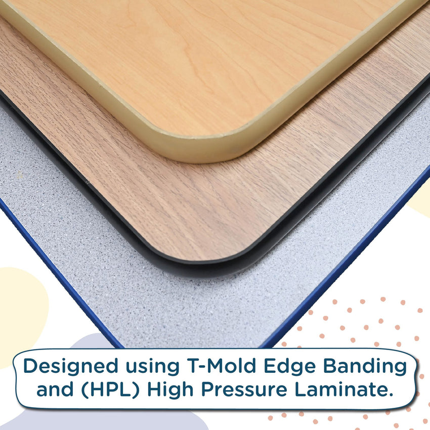 Angeles AS WE GROW Rectangular Adjustable Table - 24"W x 48"L - SchoolOutlet