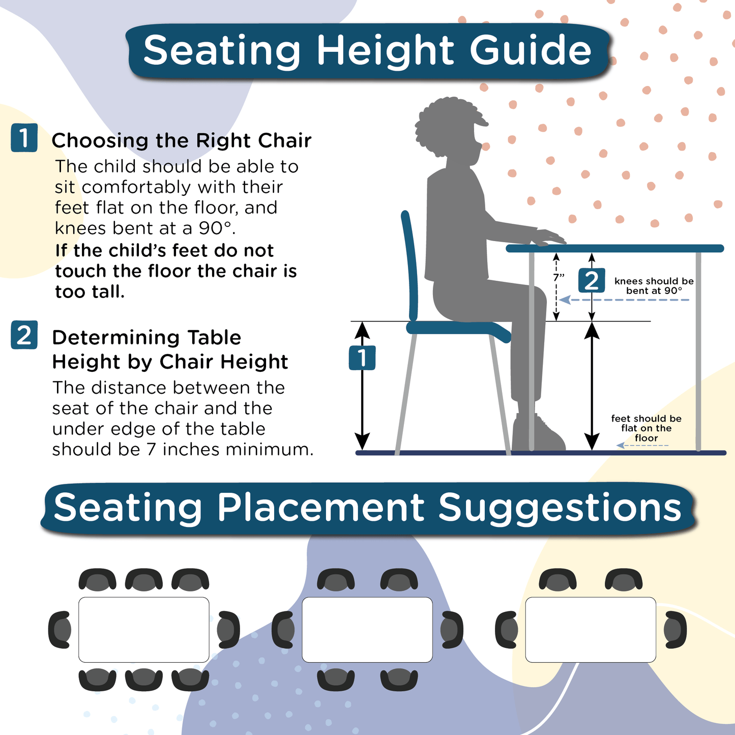 Angeles AS WE GROW Rectangular Adjustable Table - 30" x 72" - SchoolOutlet