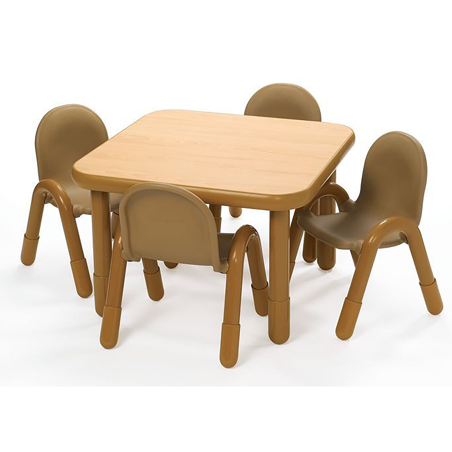 Angeles BASELINE Preschool 30" Square Table & Chair Set - SchoolOutlet