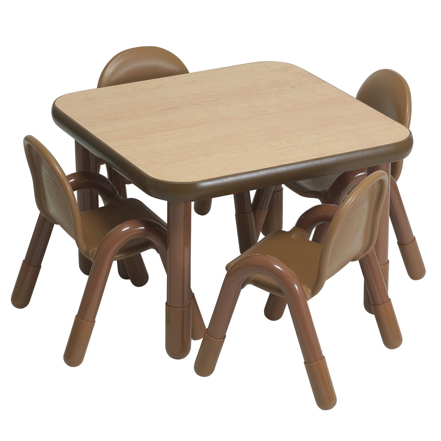 Angeles BASELINE Preschool 30" Square Table & Chair Set - SchoolOutlet