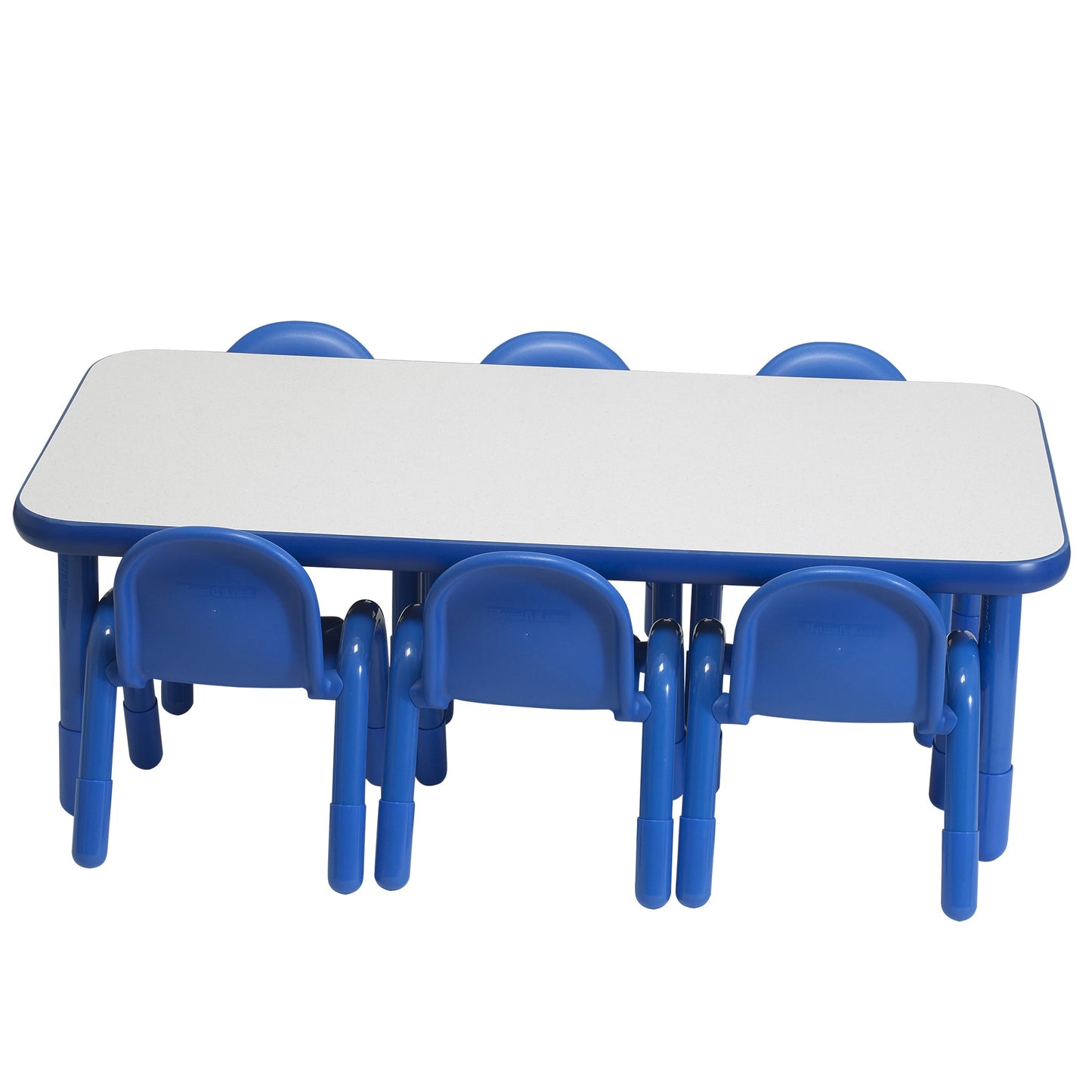 Angeles BASELINE Preschool 60" x 30" Rectangular Table & Chair Set - SchoolOutlet