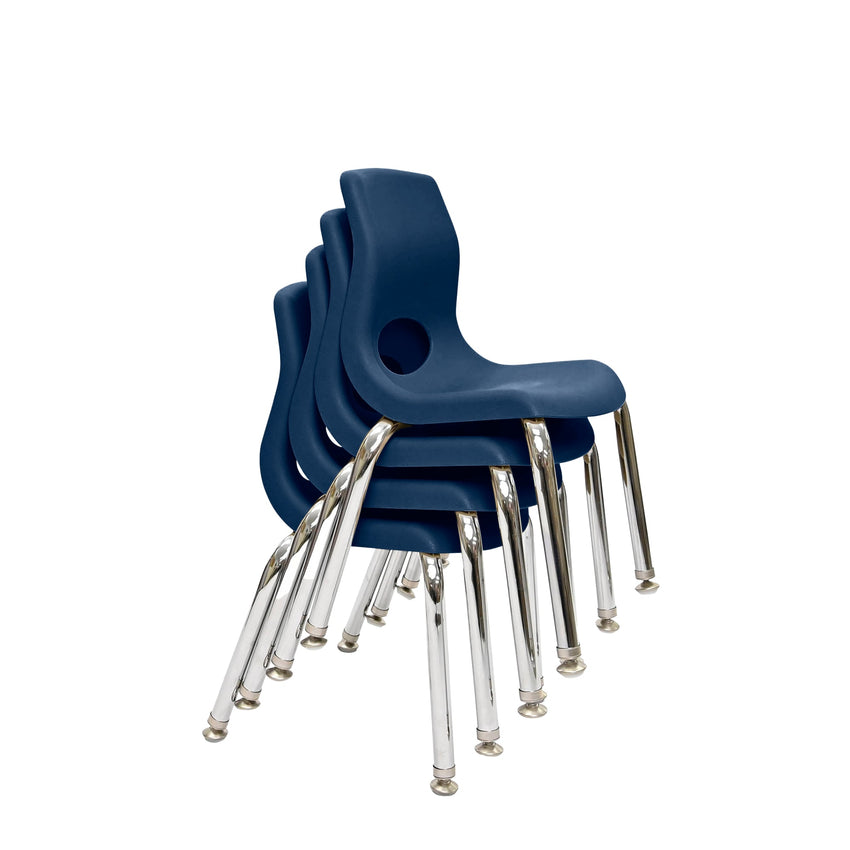 Angeles MyPosture Plus 14" Chair with Chrome Legs - Set of 4 - SchoolOutlet