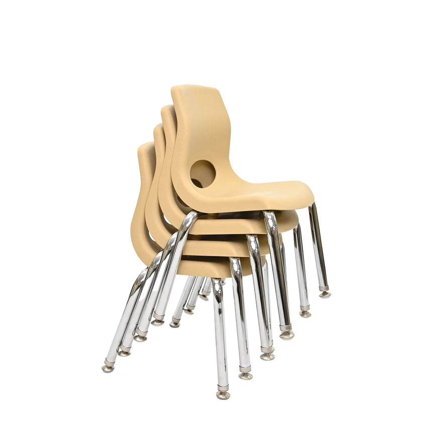 Angeles MyPosture Plus 14" Chair with Chrome Legs - Set of 4 - SchoolOutlet
