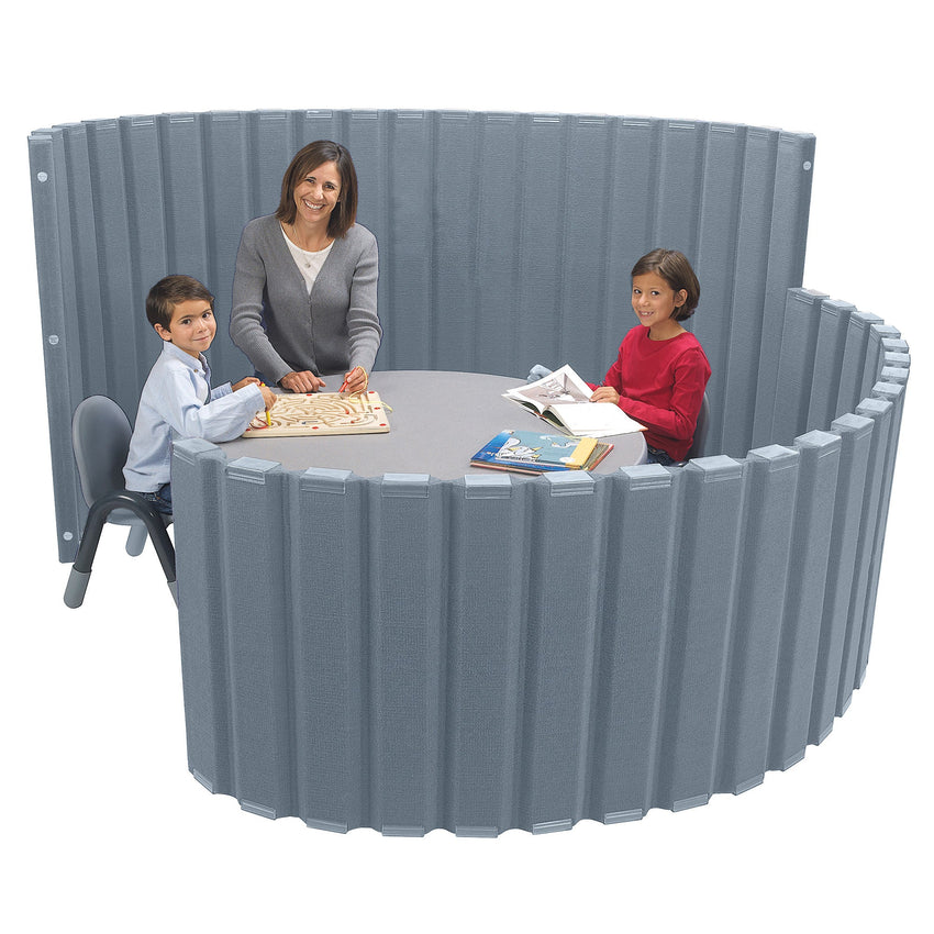 Angeles Quiet Divider with Sound Sponge 48" x 10' Wall (AB8451) - SchoolOutlet