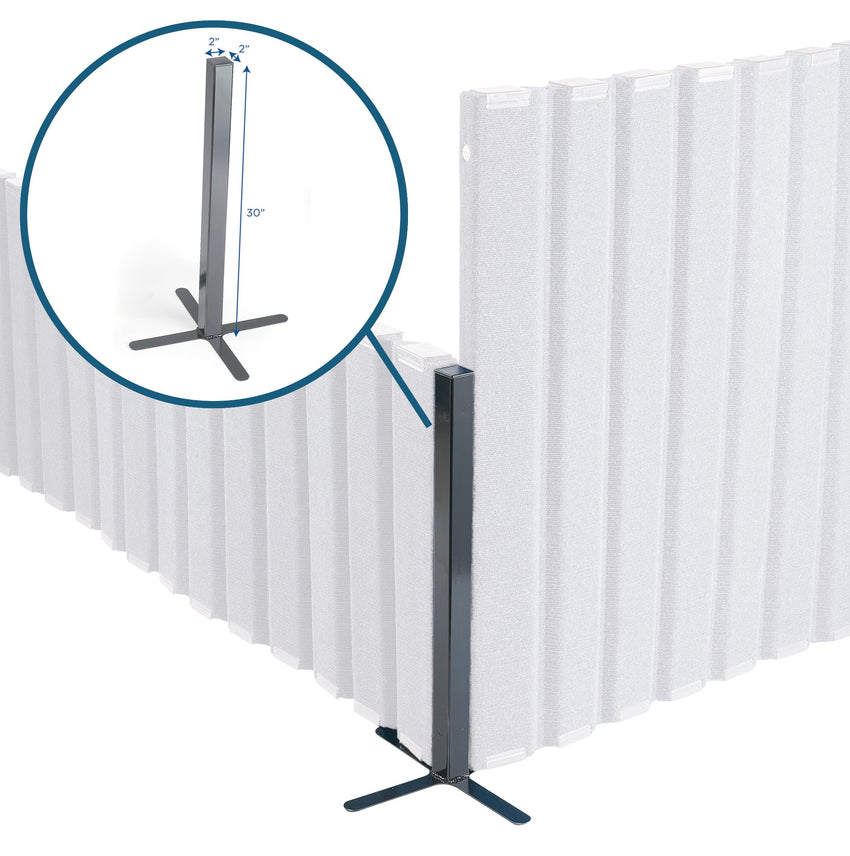 Angeles Quiet Divider with Sound Sponge Corner Post (AB8612) - SchoolOutlet