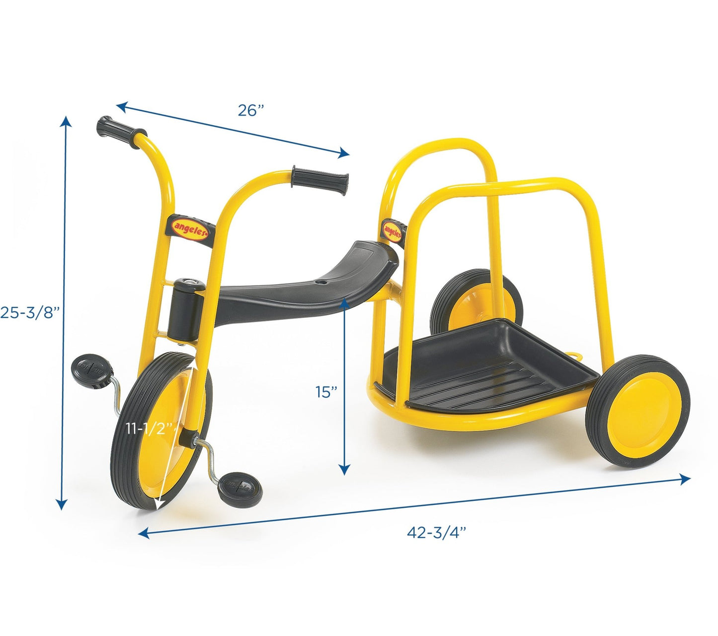 Angeles MyRider® Trike 12" Front Wheel Diameter Tricycle Chairot (AFB3710) - SchoolOutlet