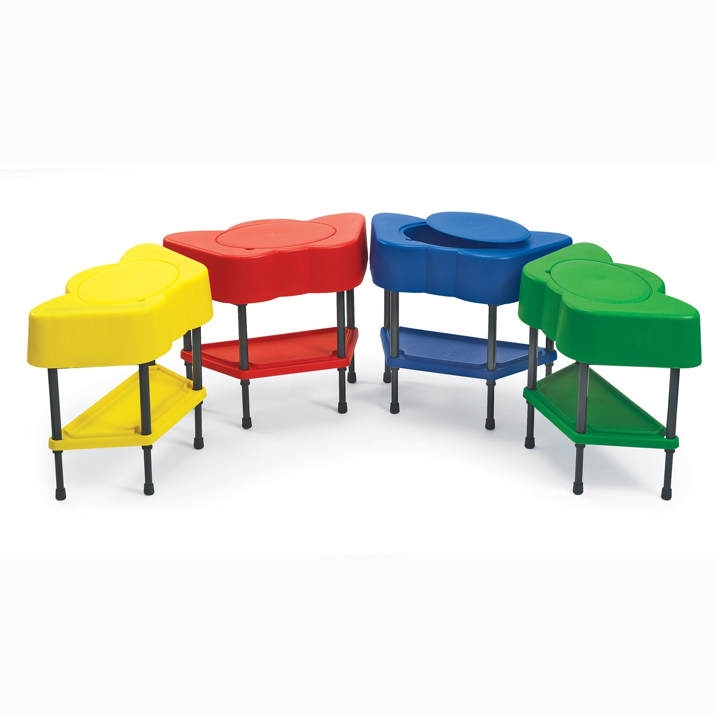 Children's Factory Sensory Table - Set of 4 - Blue/Green/Red/Yellow - SchoolOutlet