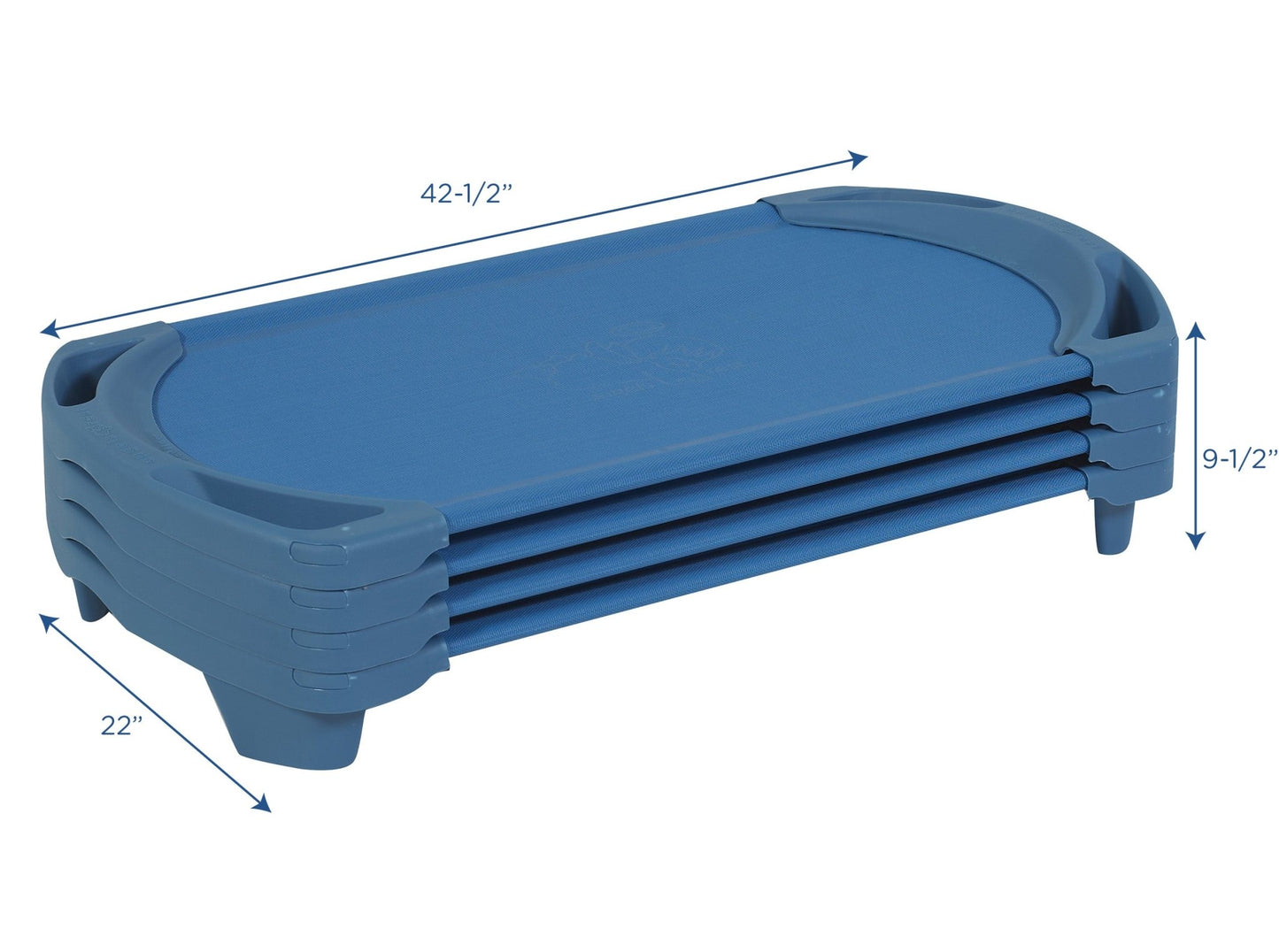 Angeles SpaceLine® Toddler Cot - Set of 4 (AFB5736AOB) - SchoolOutlet