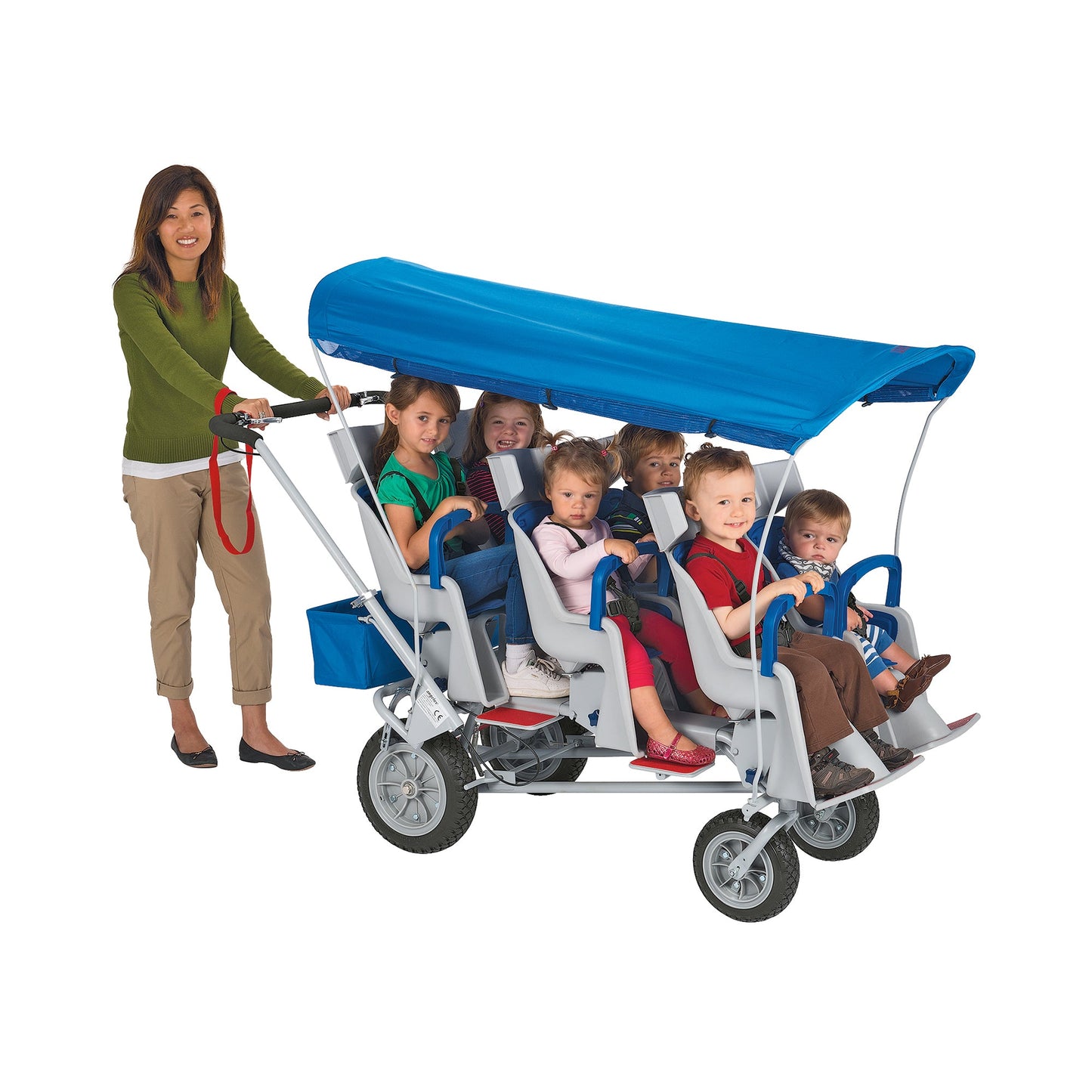 Angeles Runabount 6 Passenger Stroller (AFB6850F) - SchoolOutlet