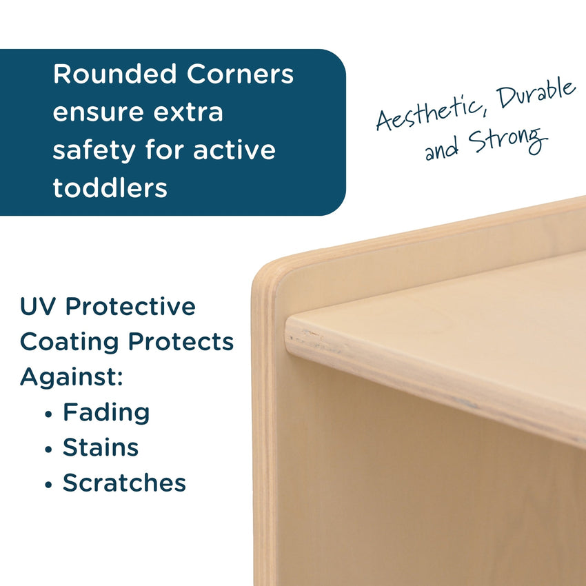 Angeles Birch Toddler 2-In-1 Kitchen Center (AG1092) - SchoolOutlet