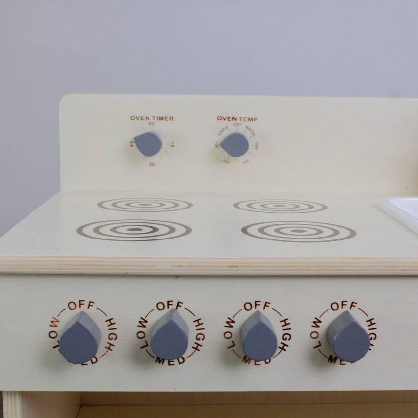 Angeles Birch Toddler 2-In-1 Kitchen Center (AG1092) - SchoolOutlet