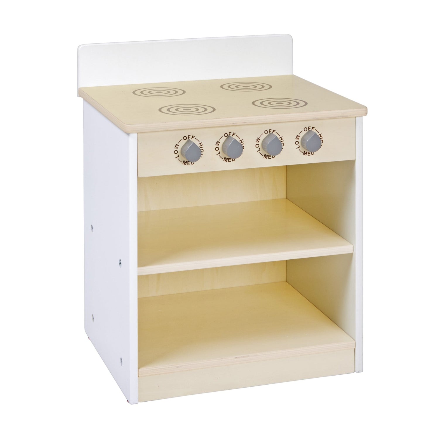 Children's Factory White Toddler Stove (AG1172X) - SchoolOutlet