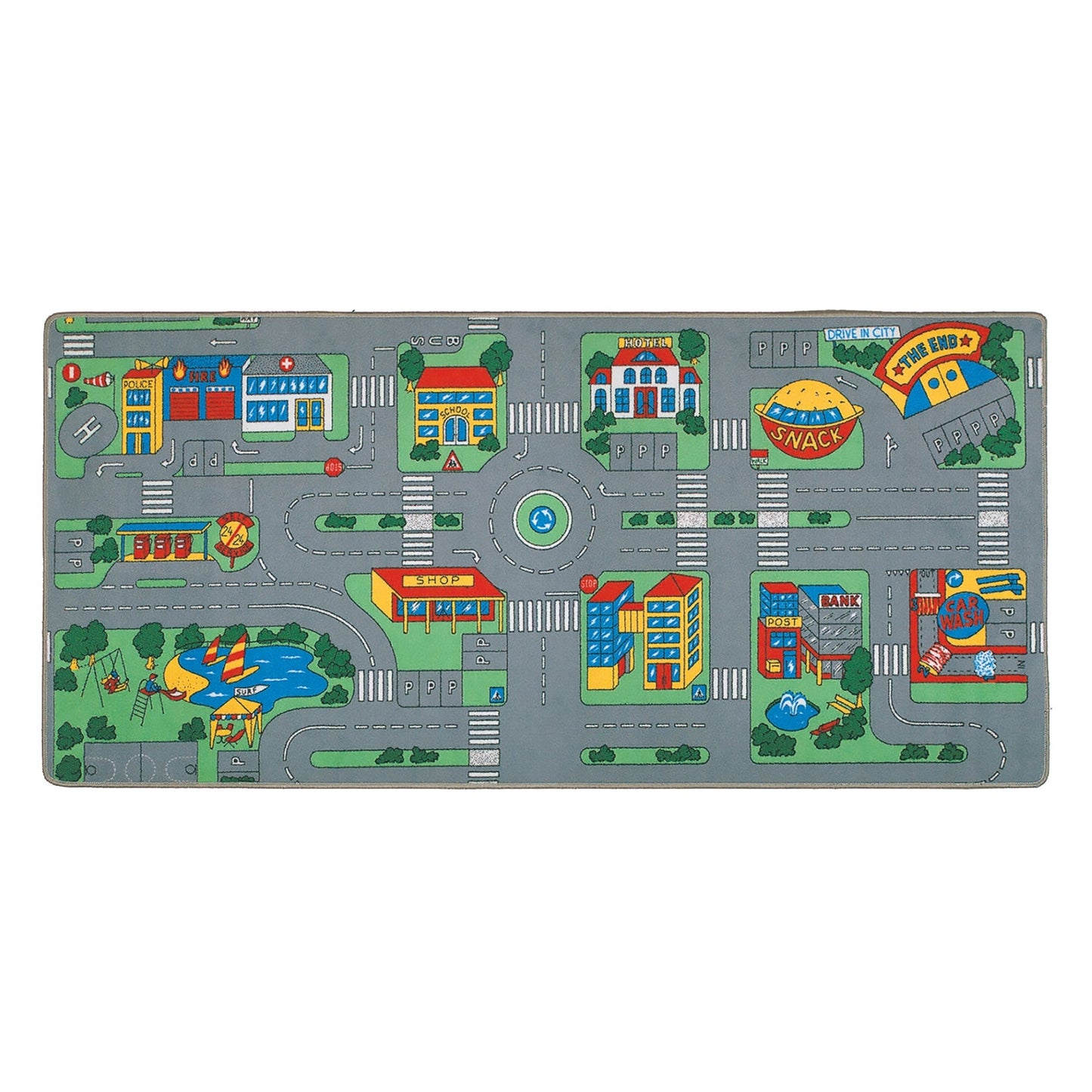 Children's Factory City Life Play Carpet (CF0003) - SchoolOutlet
