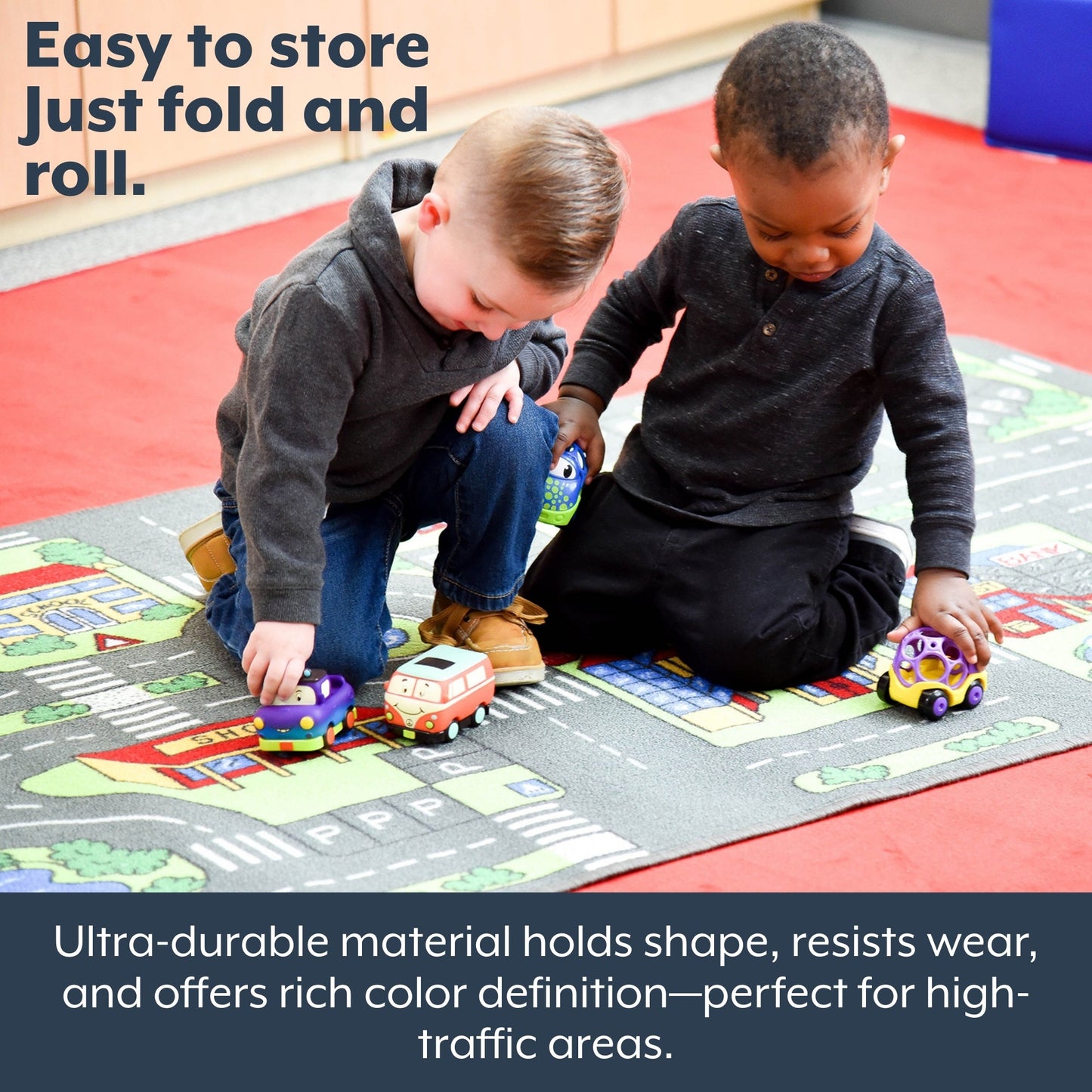 Children's Factory City Life Play Carpet (CF0003) - SchoolOutlet