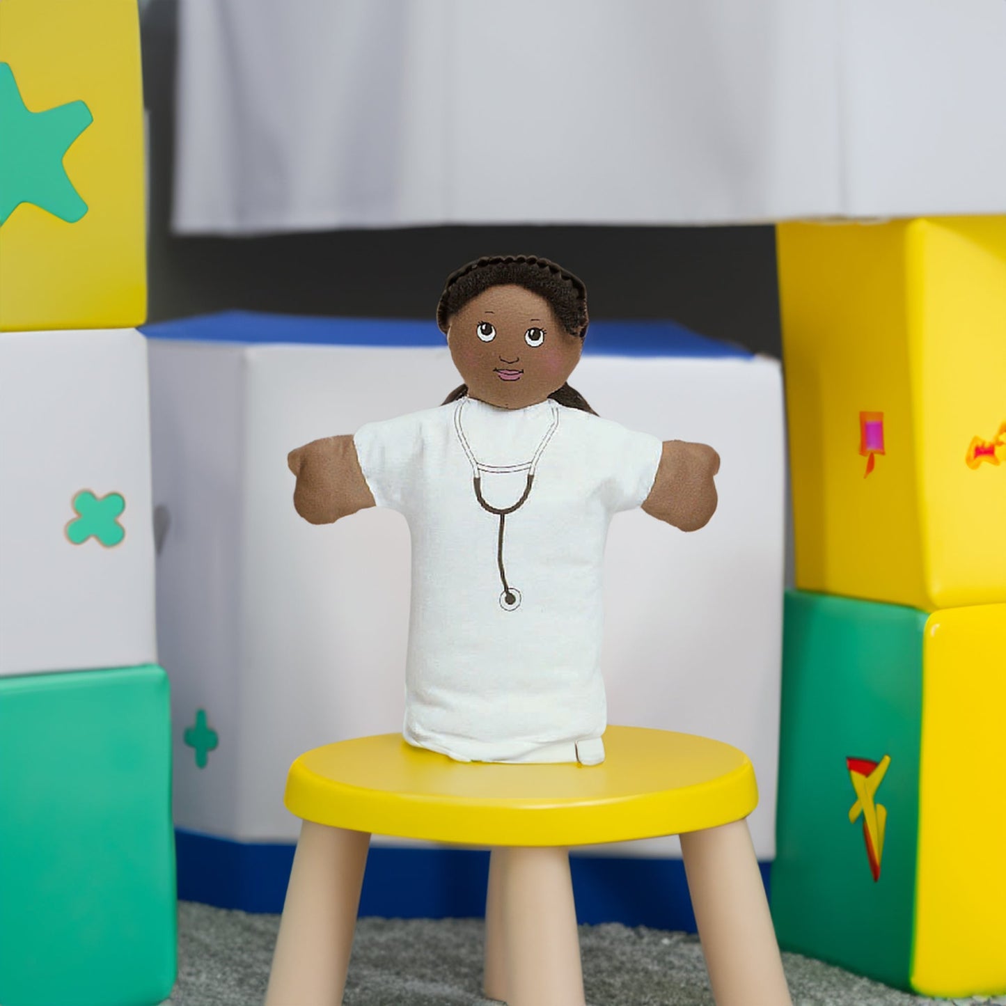 Angeles 9" Career Hand Puppets - Set of 6 - SchoolOutlet