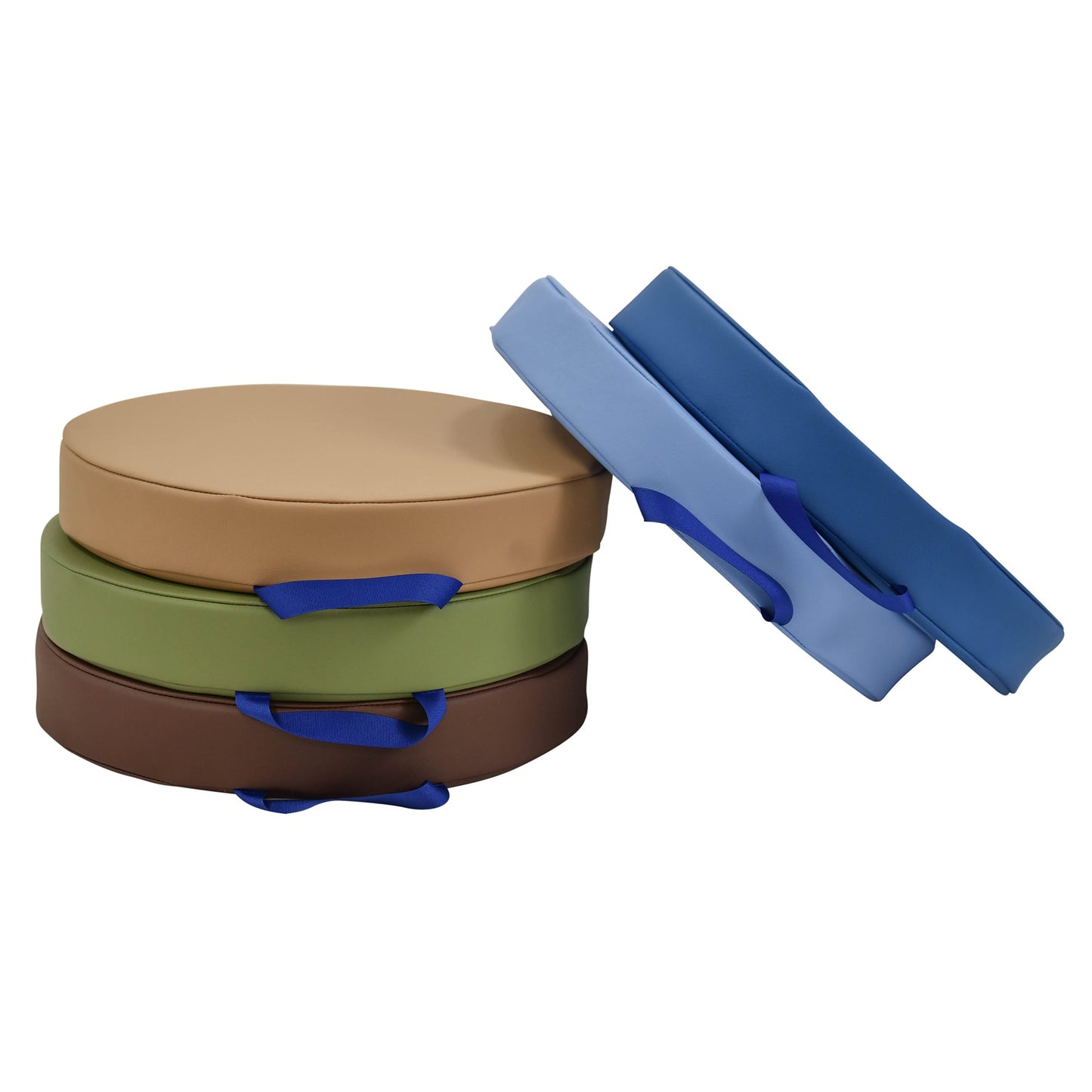 Children's Factory Round Floor Cushions - Set of 5 - Woodland - SchoolOutlet