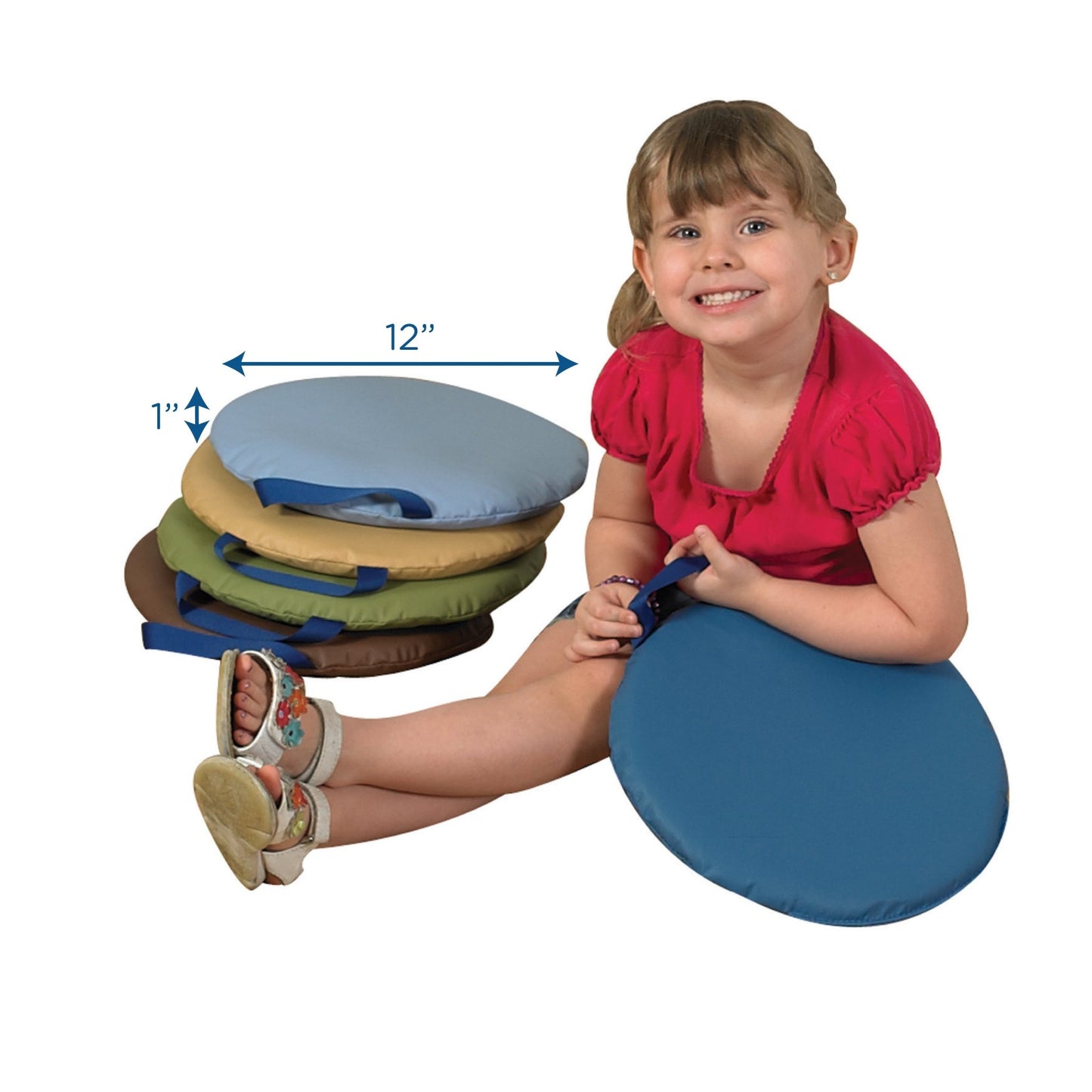 Children's Factory 12" Sit - Arounds - Set of 5 - Woodland - SchoolOutlet