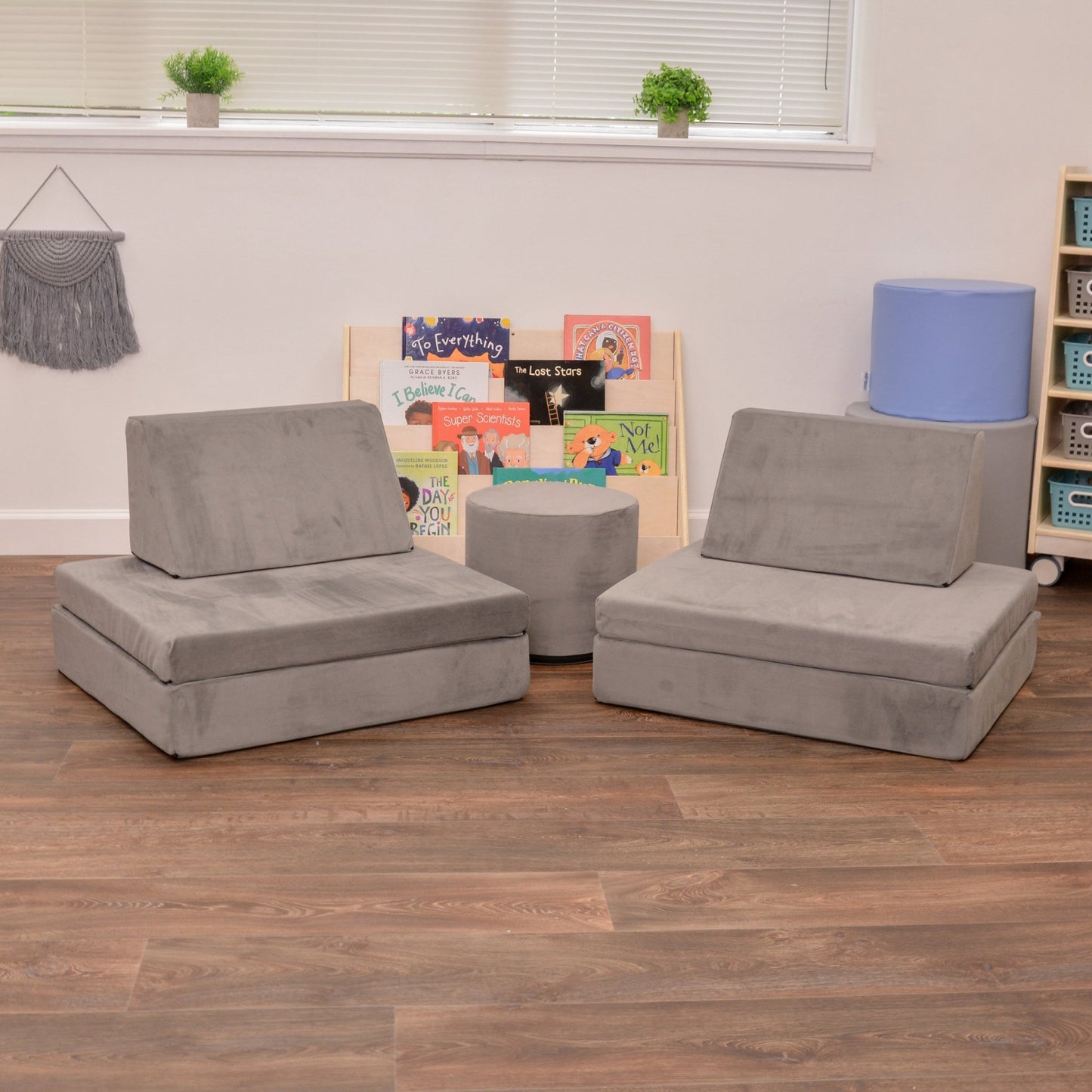 Children's Factory THE WHATSIT Companion Round Ottoman - SchoolOutlet