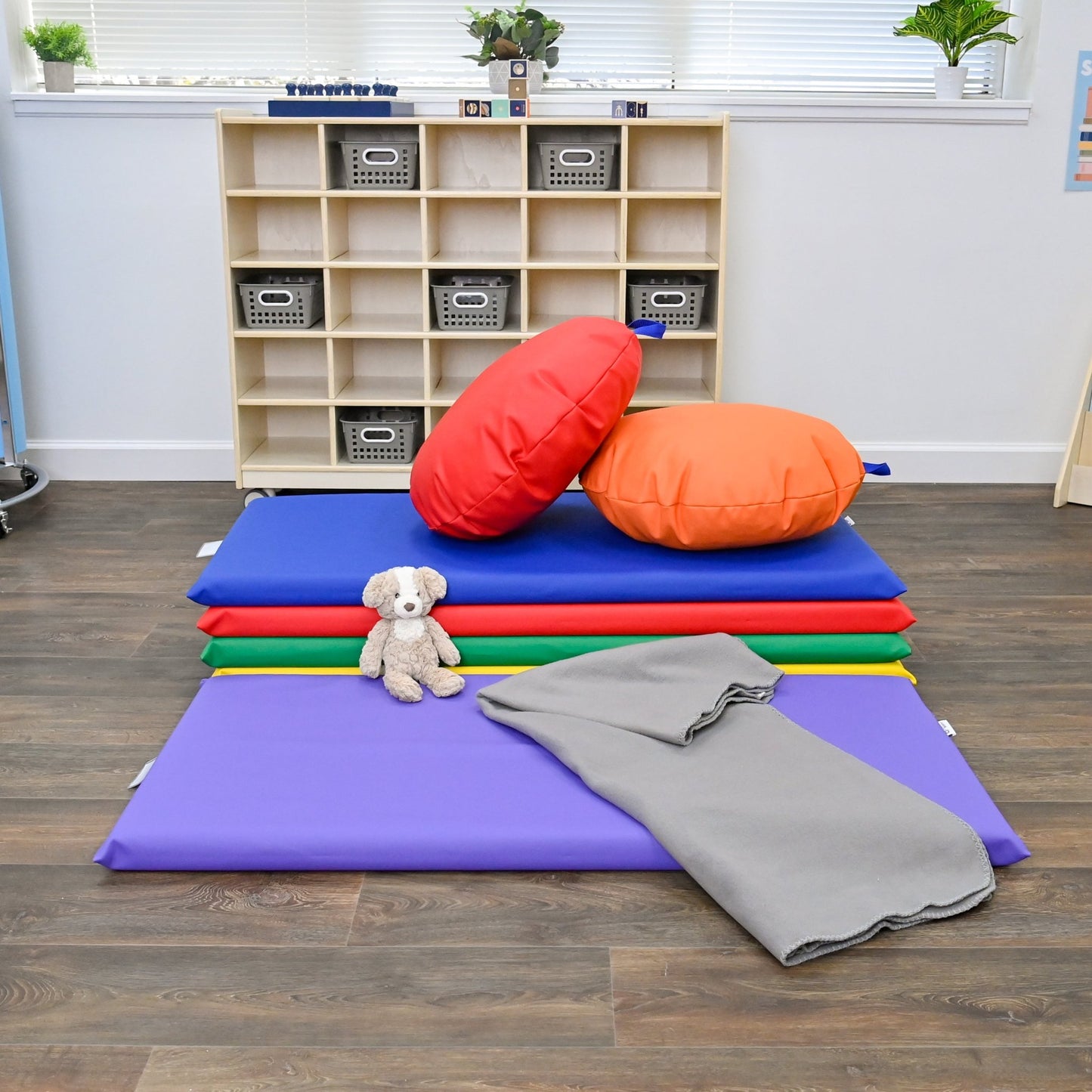 Children's Factory Nap Time Rest Mats - Set of 5 - Rainbow (CF350-048) - SchoolOutlet