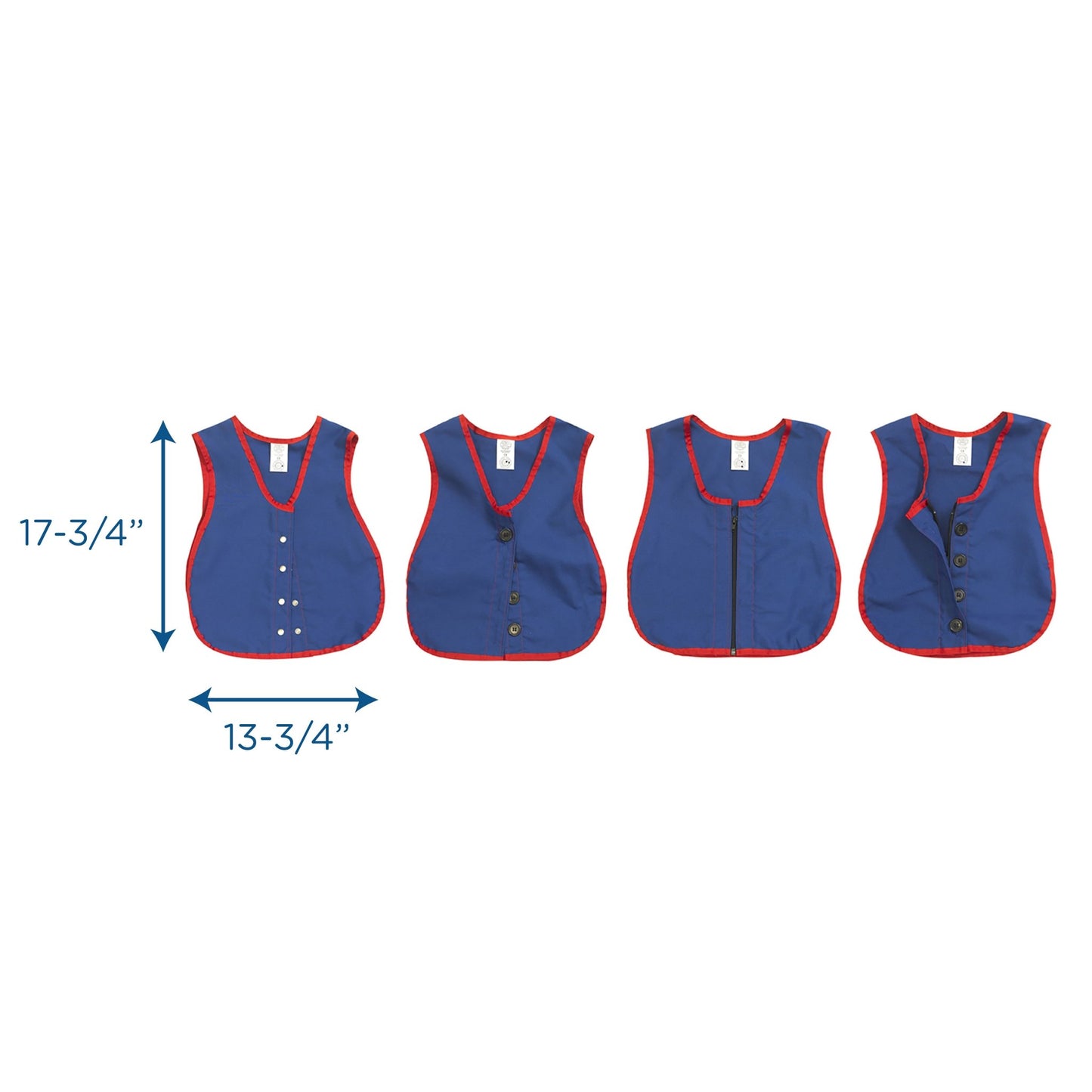 Children's Factory Manual Dexterity Learning Vests - Set of 4 - SchoolOutlet