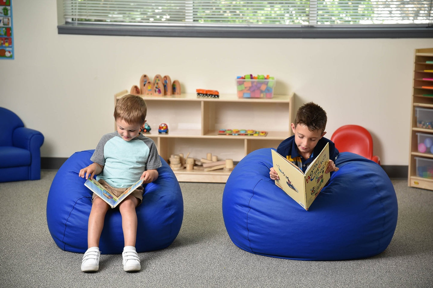 Children's Factory 35" Round Bean Bag - SchoolOutlet