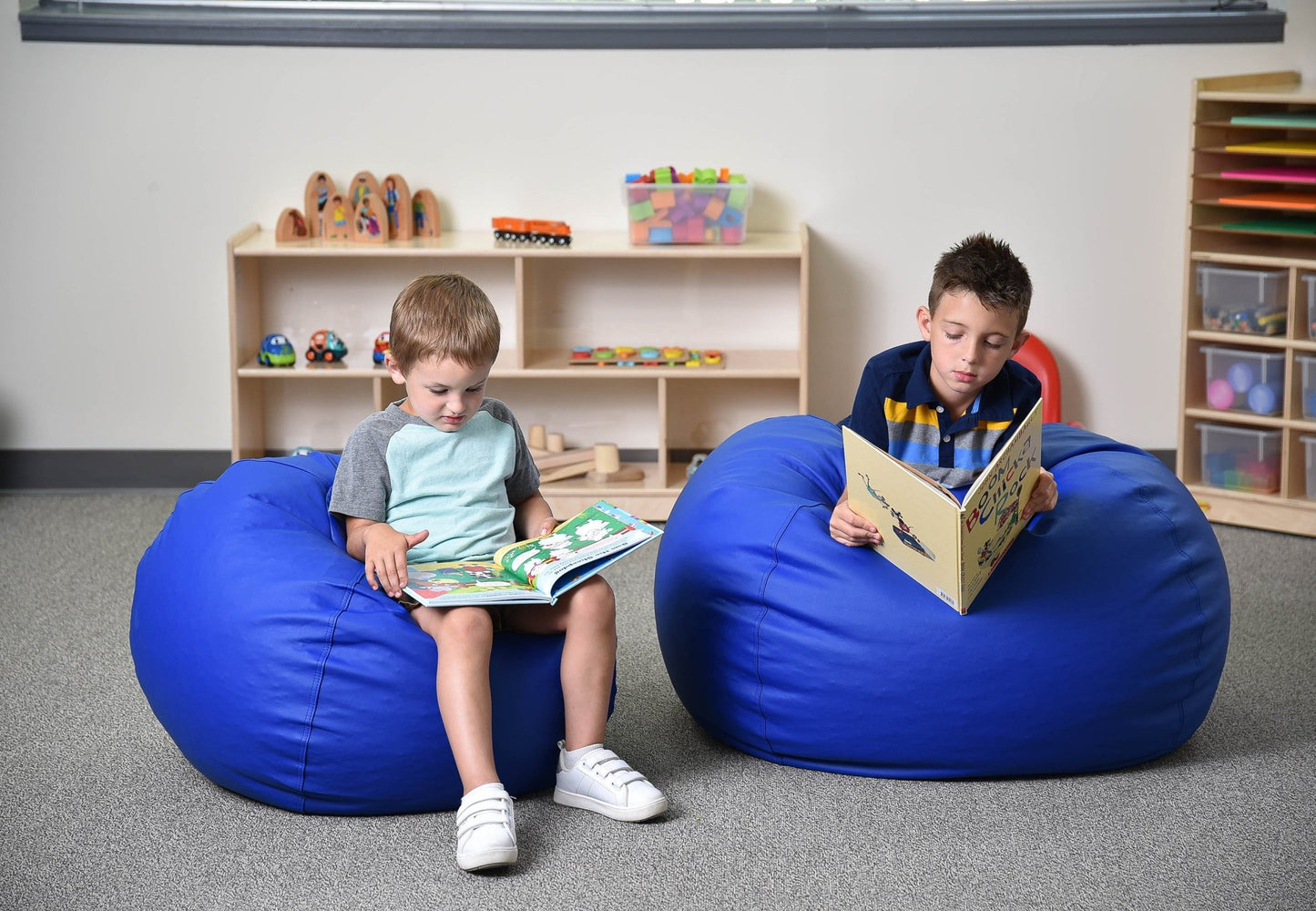 Children's Factory 35" Round Bean Bag - SchoolOutlet