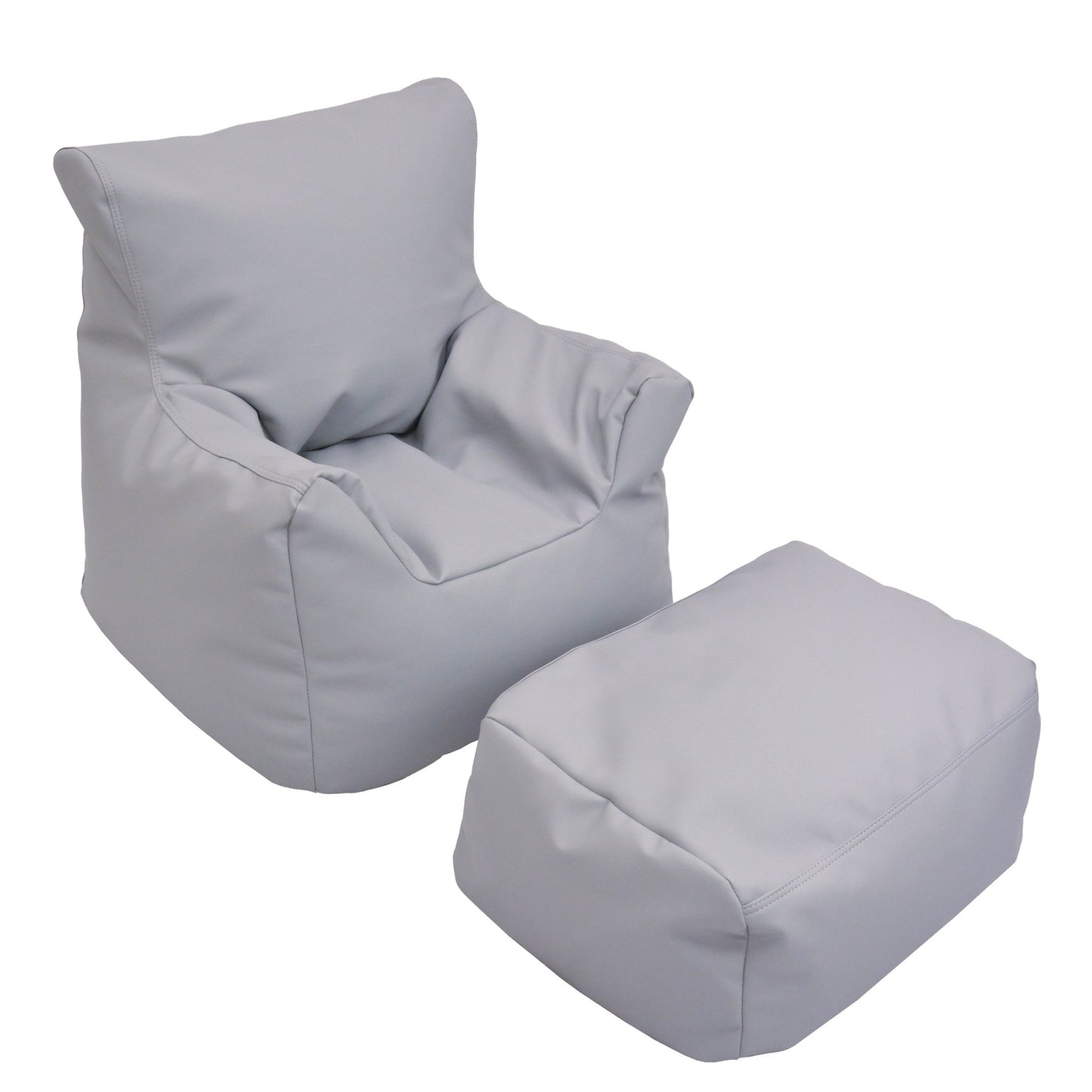 Children's Factory Cozy Chair and Ottoman - SchoolOutlet
